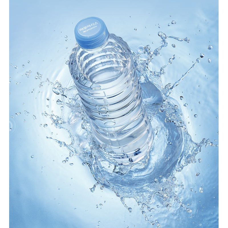아쿠아시스 생수, 무라벨, 500ml, 40개 상품 이미지 2
