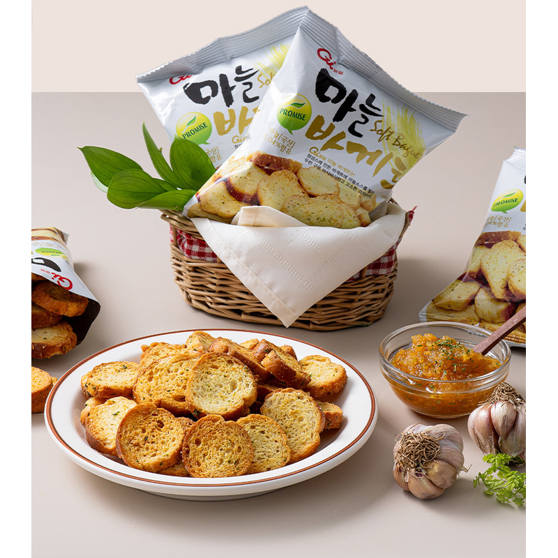 푸드앳홈 한입 바삭 마늘 바게트, 40g, 10개 상품 이미지 1