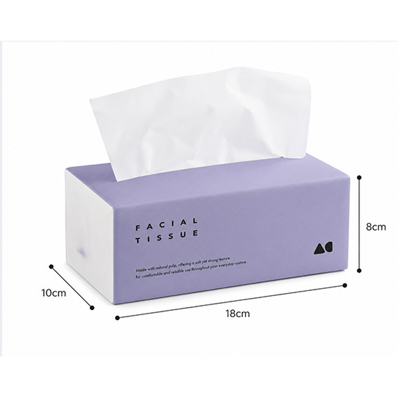 올챌린지 뽑아쓰는 미용티슈, 바이올렛, 250매, 12개입 상품 이미지 8