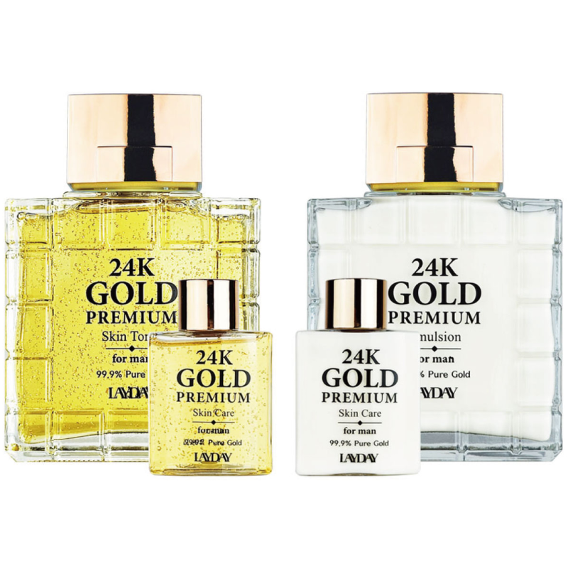 레이데이 24K골드 남성 2종, 에멀젼, 150ml, 1개 + 30ml, 1개 + 토너, 150ml, 1개 + 30ml, 1개 상품 이미지 4