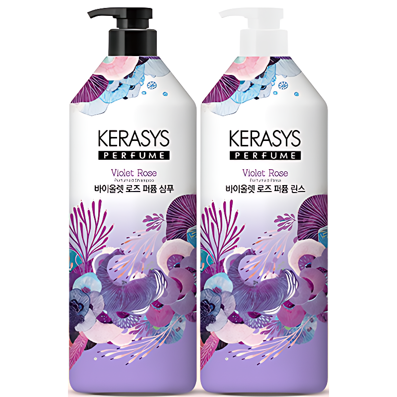 케라시스 화이트 데이지 퍼퓸 샴푸, 1L, 1개 + 데미지 클리닉 트리트먼트, 300ml, 2개 상품 이미지 1