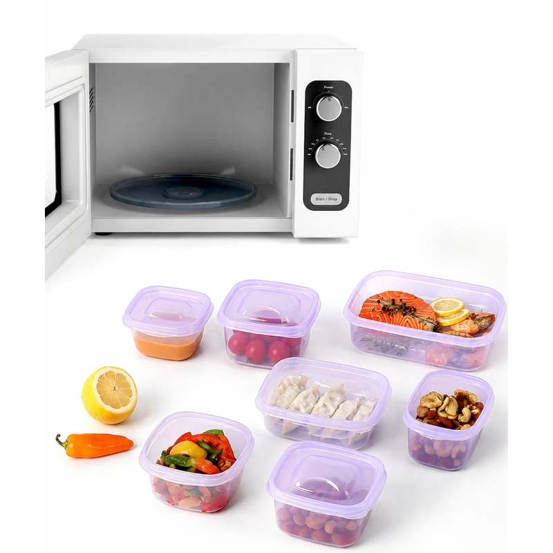 맥스앤맥스 퍼플톡톡 밀폐용기 20종세트, 350mm 5개, 450mm 5개, 500ml 5개, 600ml 5개, 1세트 상품 이미지 8