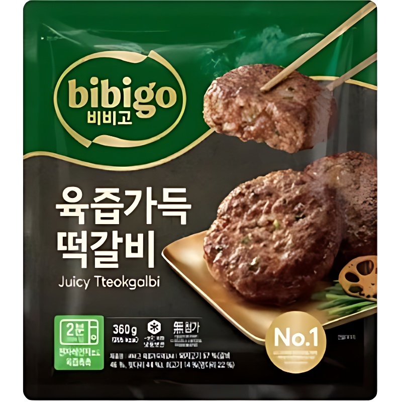 비비고 육즙가득 떡갈비, 360g, 4개 상세 이미지 3