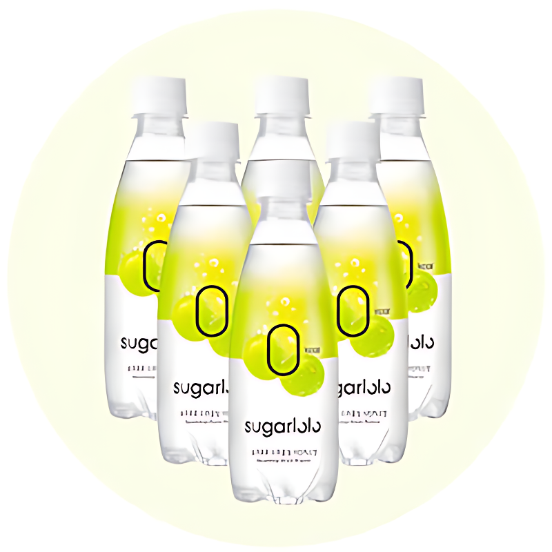 슈가로로 스파클링 버라이어티팩, 사과 + 샤인머스켓, 350ml , 12개입, 1세트 상품 이미지 3
