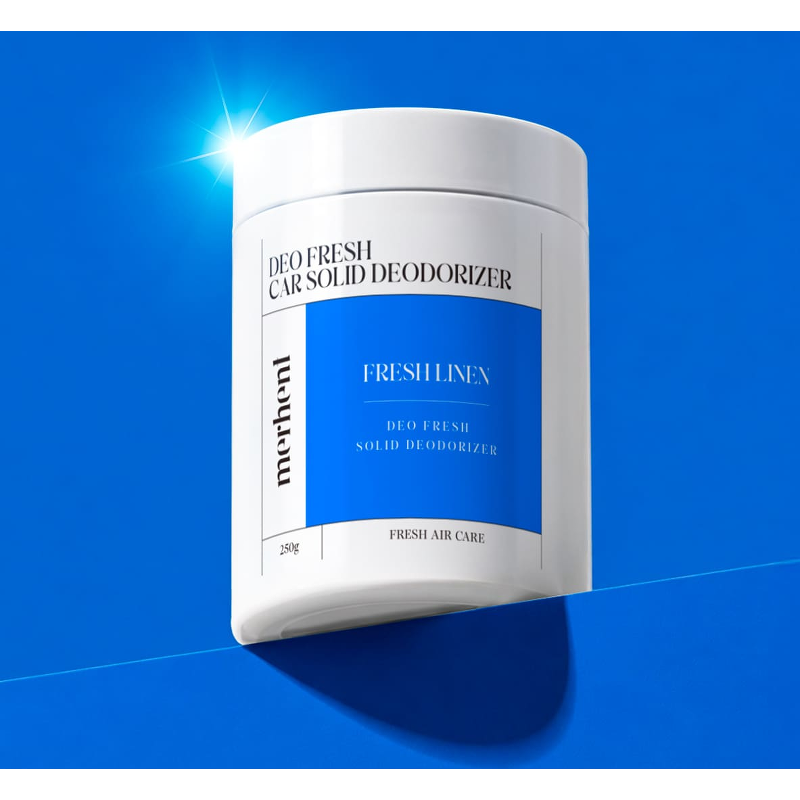 메르헨트 데오 프레쉬 차량용 대용량 실내 고체탈취제, 프레쉬 린넨, 250g, 2개 상품 사진