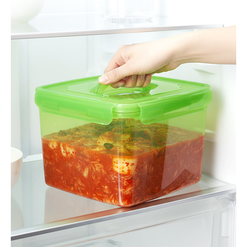 맥스앤맥스 향균 그린 김치통, 2.9L 1개 + 4.5L 1개, 1세트 상품 이미지 2