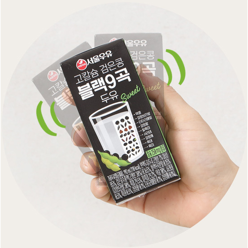 서울우유 고칼슘 검은콩 블랙9곡 두유, 190ml, 32개 상품 이미지 8