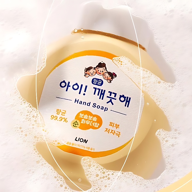아이깨끗해 항균 폼 핸드솝, 순 파우더향, 250ml, 1개 + 리필, 200ml, 4개 상품 이미지 3