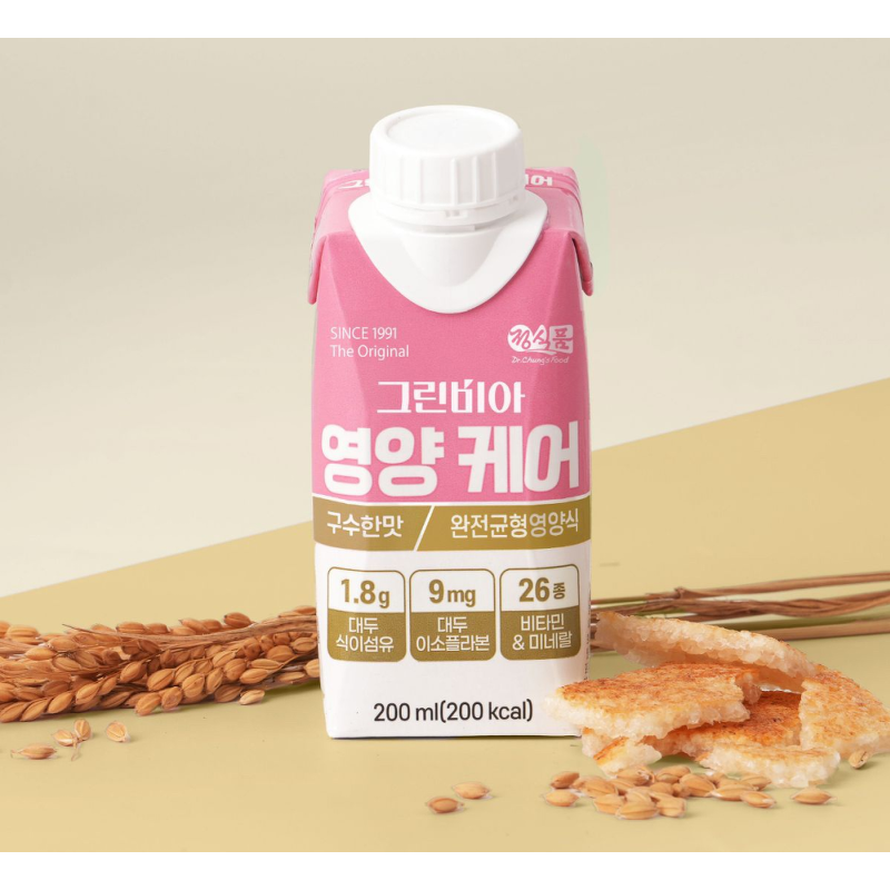 그린비아 영양 케어 구수한맛, 200ml, 18팩 상세 이미지 3
