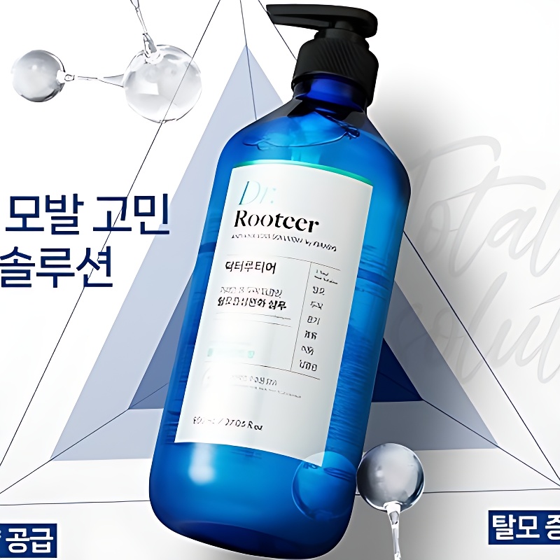 닥터루티어 카페인 쿨 두피 딥클린 탈모증상완화 샴푸, 쿨 페퍼민트향, 800ml, 2개 상품 이미지 5