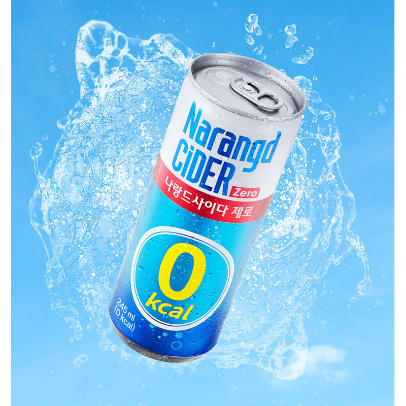 동아오츠카 나랑드사이다 제로, 그린애플, 345ml, 24개 상품 이미지 2