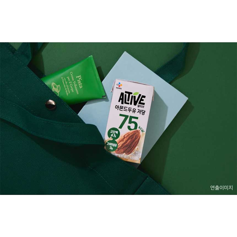 얼티브 저당 아몬드 두유, 190ml, 24개 상품 이미지 4