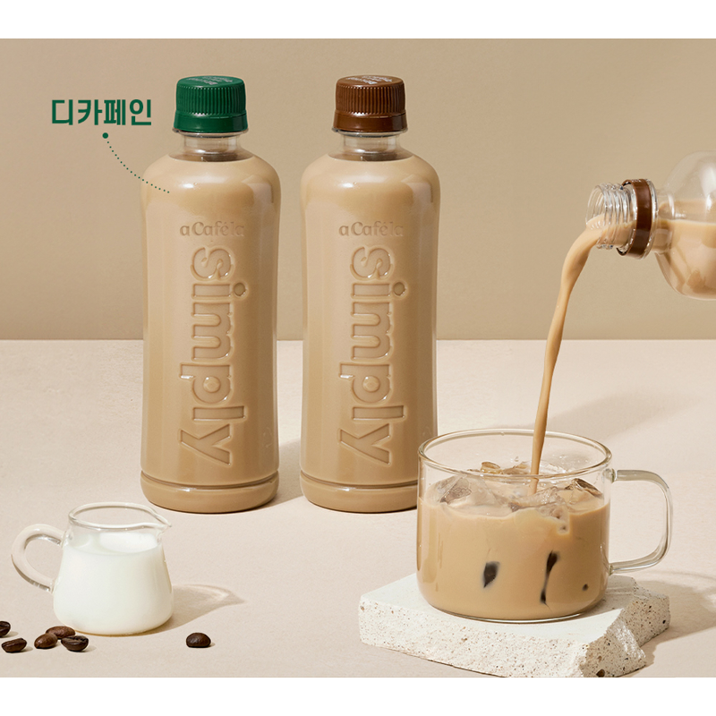빙그레 아카페라 심플리 디카페인 아메리카노, 무라벨, 400ml, 20개 상품 이미지 5