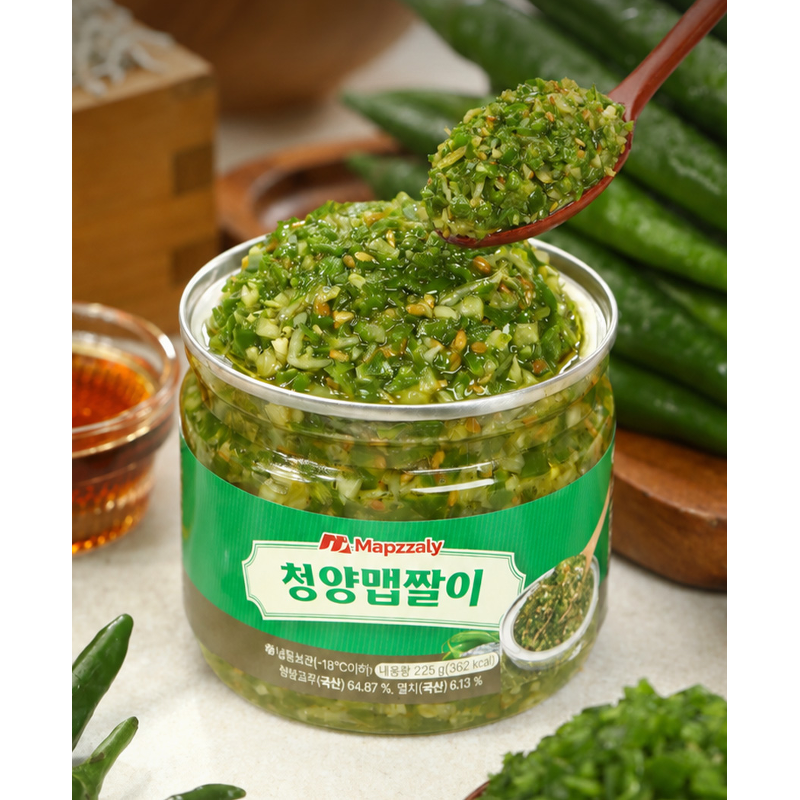 셰프애찬 수제 청양 맵짤이, 매콤알싸한, 225g, 1통 상품 이미지 5