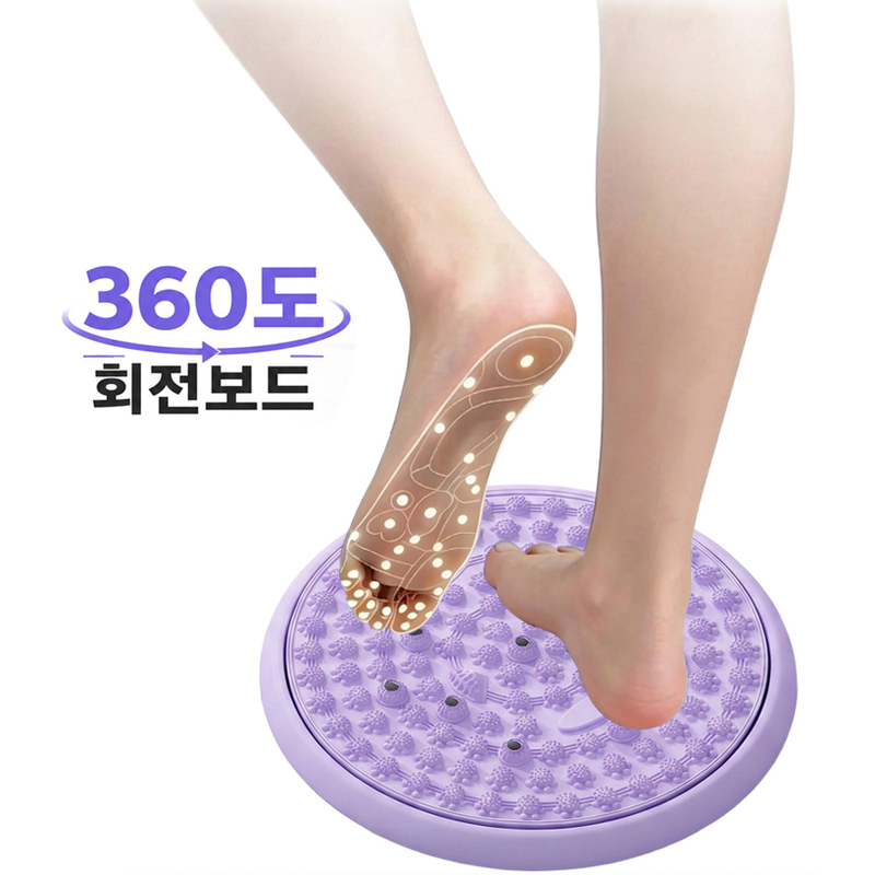 뱃살안녕 발지압 스텝보드, 블루, 35cm, 1개 상품 이미지 3