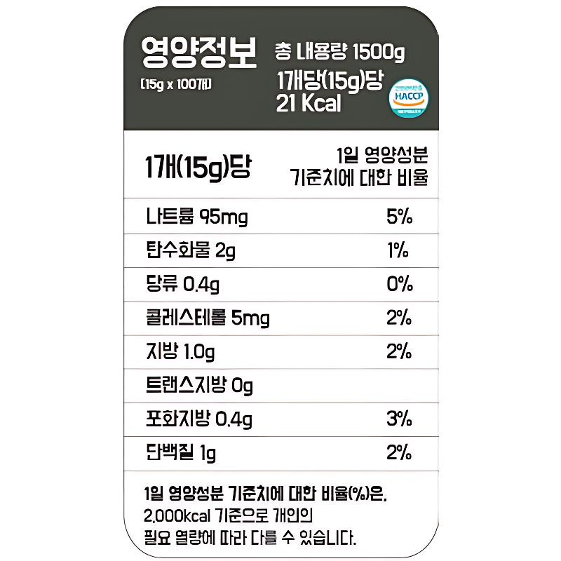 진주햄 천하장사 오리지널 100개입 장만 전 따져볼 점 4
