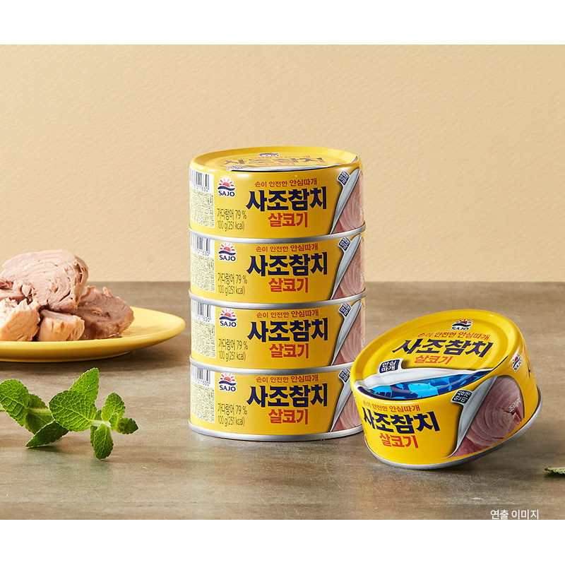 사조 살코기 참치, 카놀라유, 100g, 10개 상품 이미지 1