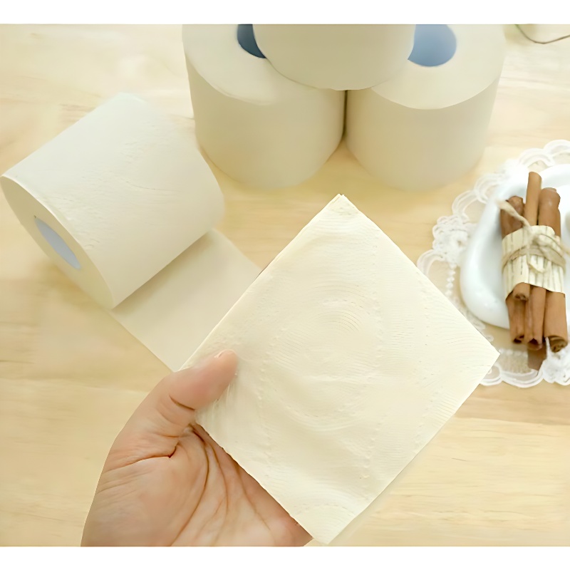휴홈 느린 화장지 무표백, 3겹, 27m, 30롤, 2개 상세 이미지 4