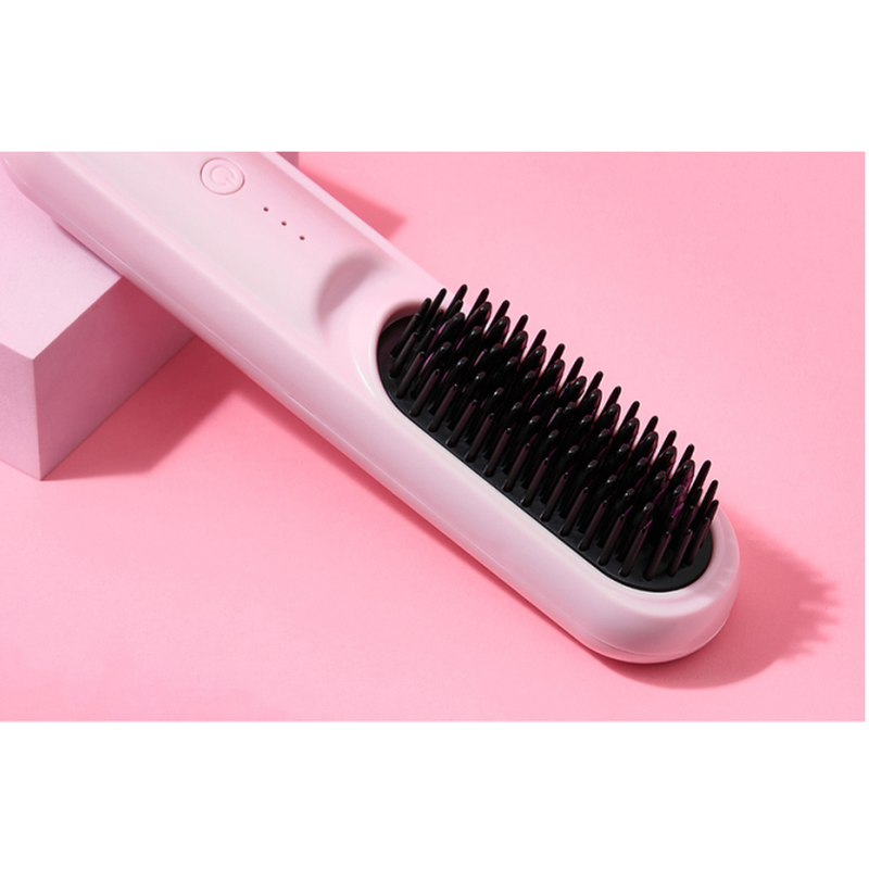 로로보아 스타일톡 무선 헤어브러쉬, 블라썸핑크, 1개 상품 이미지 7