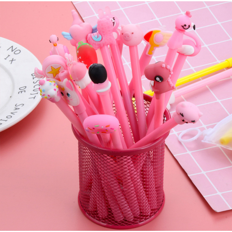 볼펜 20개 세트 부드럽게 잘 써지는 귀요미 캐릭터 젤펜, 혼합세트, 0.5mm, 20개 상품 이미지 5