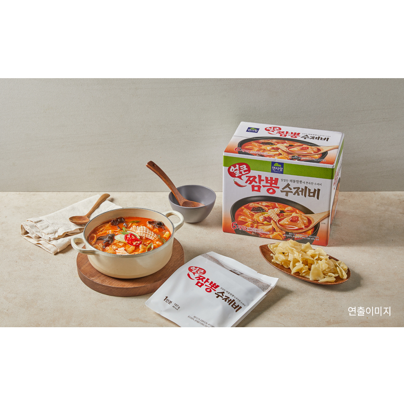 면사랑 얼큰짬뽕수제비, 197g, 6개 상품 이미지 7