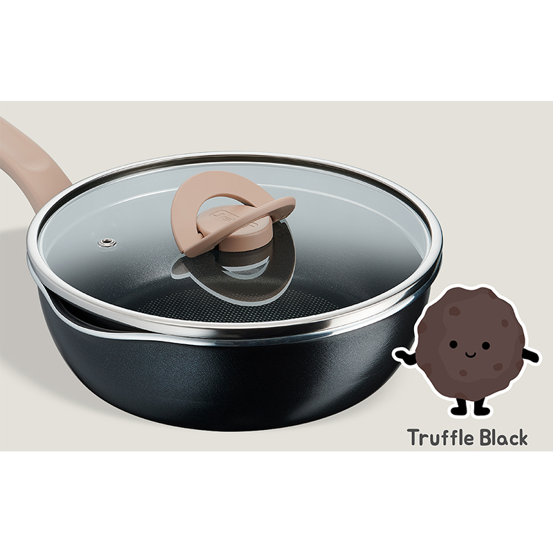 테팔 인덕션 원픽 냄비팬 플러스, 트러플블랙, 24cm, 1개 상품 이미지 4
