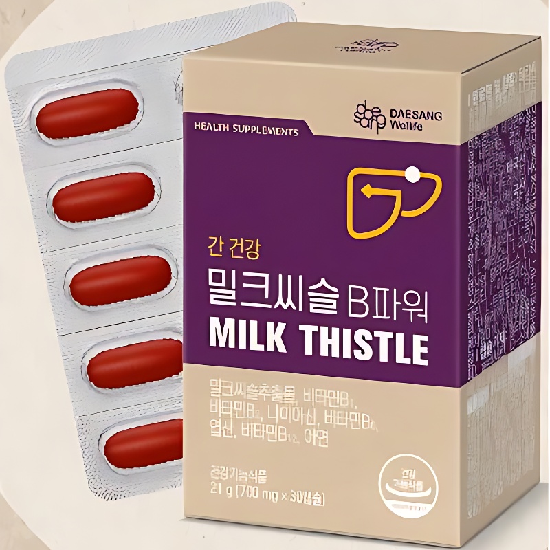 밀크씨슬 B파워, 30캡슐, 6박스 상세 이미지 3