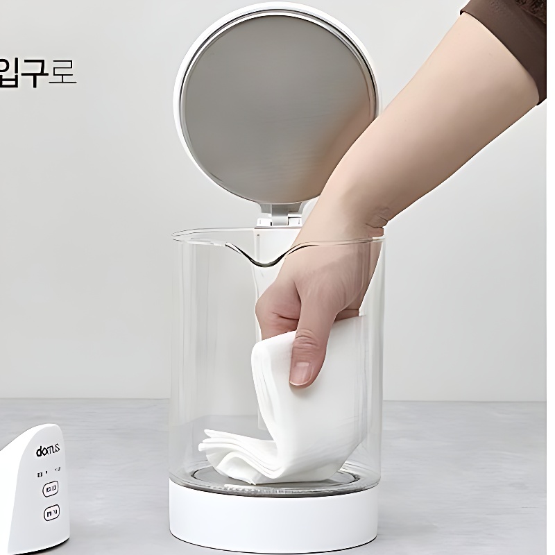 도무스 유리 티포트, DK-HF018, 1.5L, 화이트, 1개 상품 이미지 6