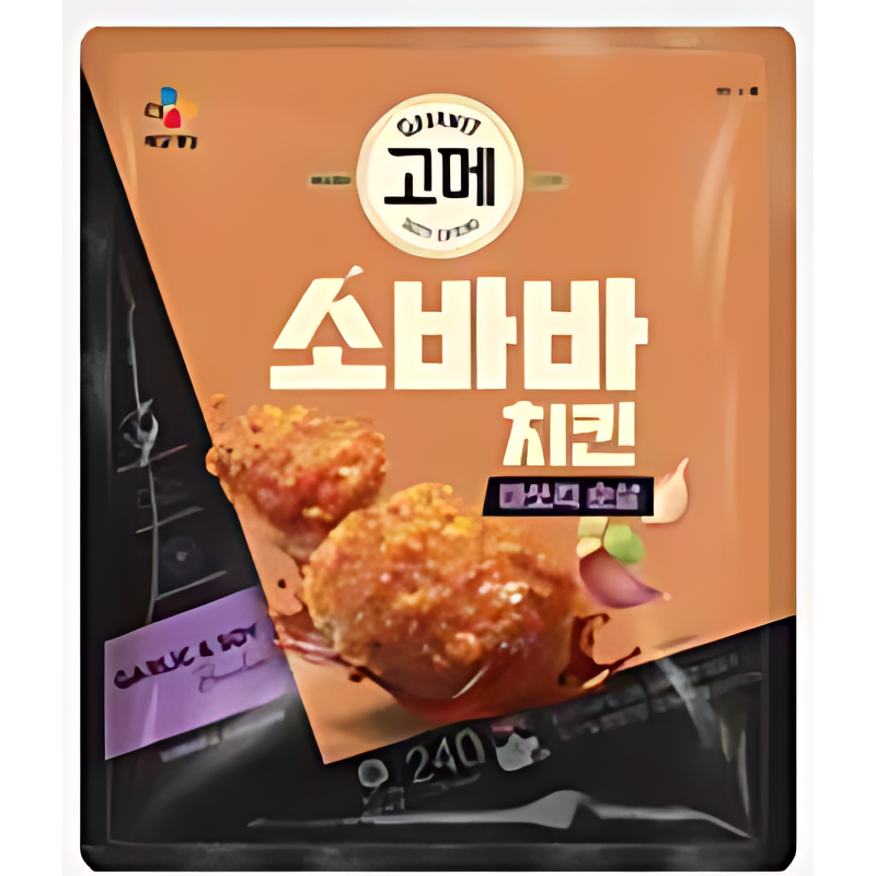 CJ제일제당 고메 소바바치킨 순살 5종, 소이허니 240g 1개 + 양념 240g 1개 + 마쏘킥 240g 1개 + 레드핫 240g 1개 + 황금홀릭 240g 1개, 1세트 상품 이미지 6