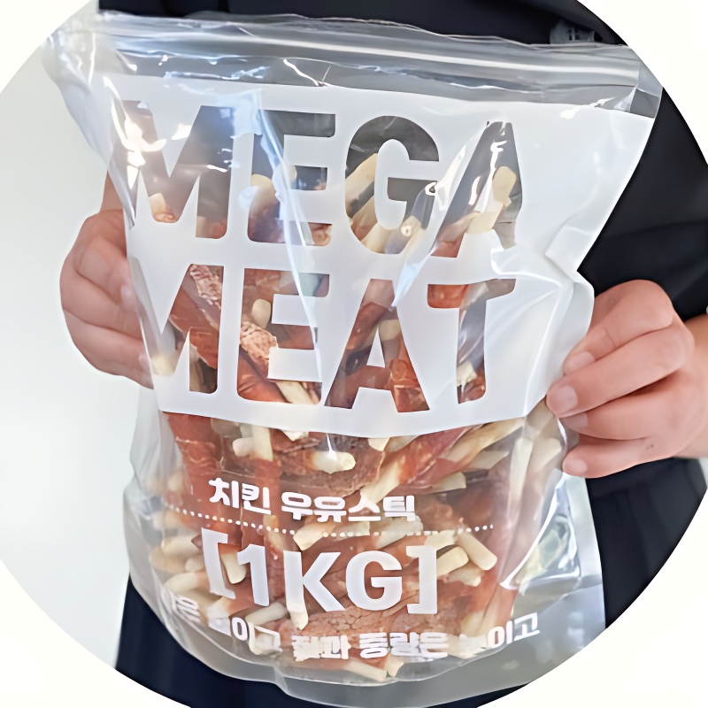 메가미트 강아지 간식, 오리윙, 1kg, 1개 상품 이미지 4