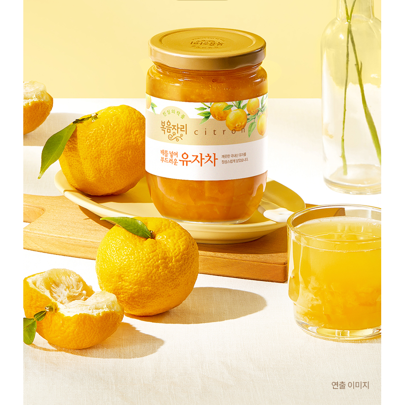 복음자리 유자차 620g + 생강차 600g, 1세트 상세 이미지 2