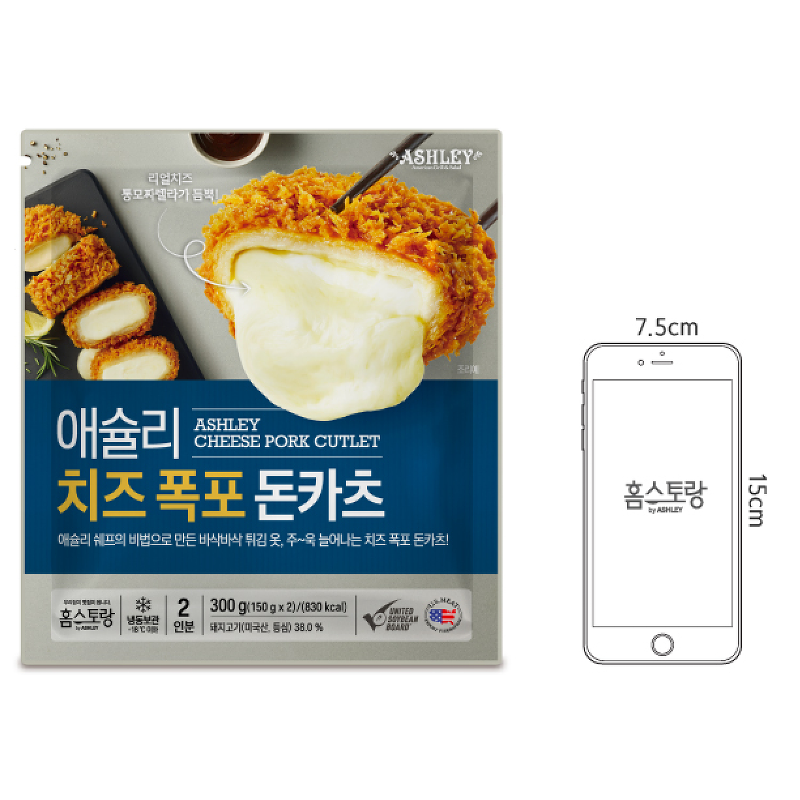 애슐리 치즈 폭포 돈카츠, 300g, 2팩 상품 이미지 3