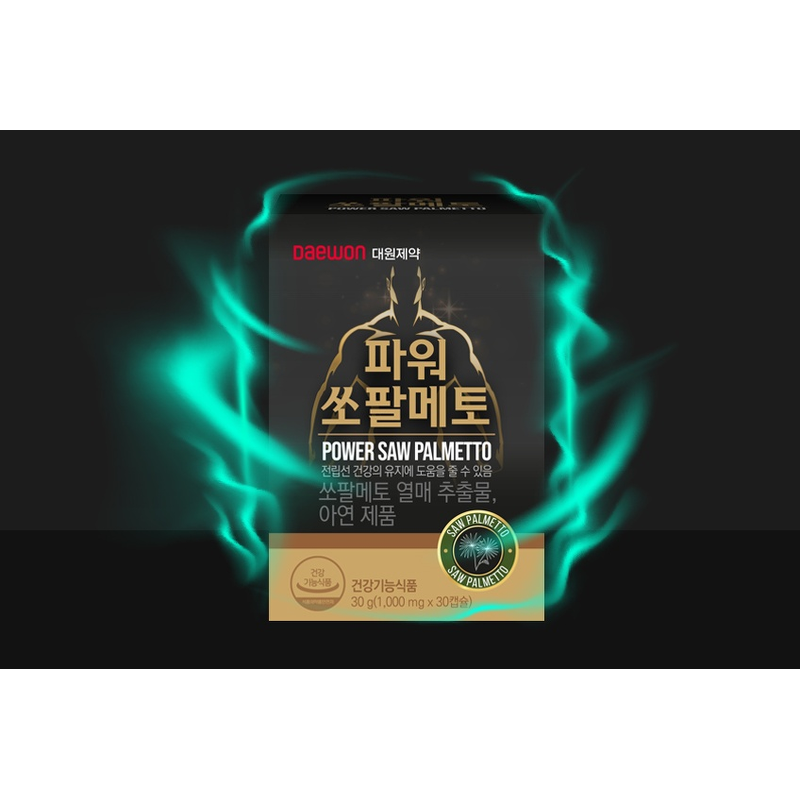 대원제약 파워 쏘팔메토, 1,000mg, 30캡슐, 4박스 상품 이미지 6
