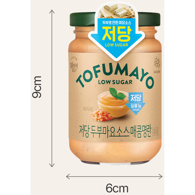 복음자리 저당 두부마요 소스, 매콤명란 185g 1개 + 어니언 190g 1개 + 와사비참깨 180g 1개, 3개 상품 이미지 5