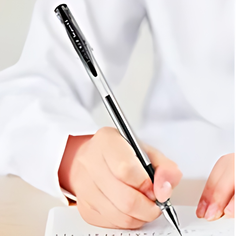 잘 써지는 0.5mm 젤잉크 중성펜, 블랙, 10개입 상품 이미지 4