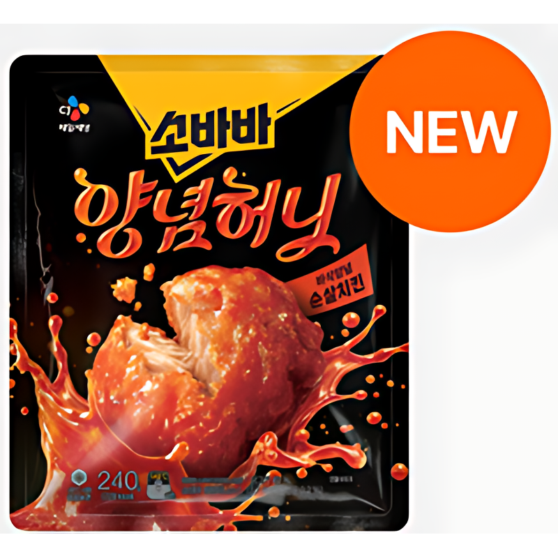 CJ제일제당 고메 소바바치킨 순살 5종, 소이허니 240g 1개 + 양념 240g 1개 + 마쏘킥 240g 1개 + 레드핫 240g 1개 + 황금홀릭 240g 1개, 1세트 상품 이미지 5