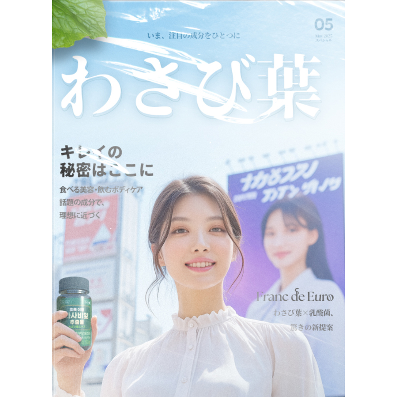 초록 이량 와사비잎 추출물, 600mg, 120정, 2개 상품 이미지 2