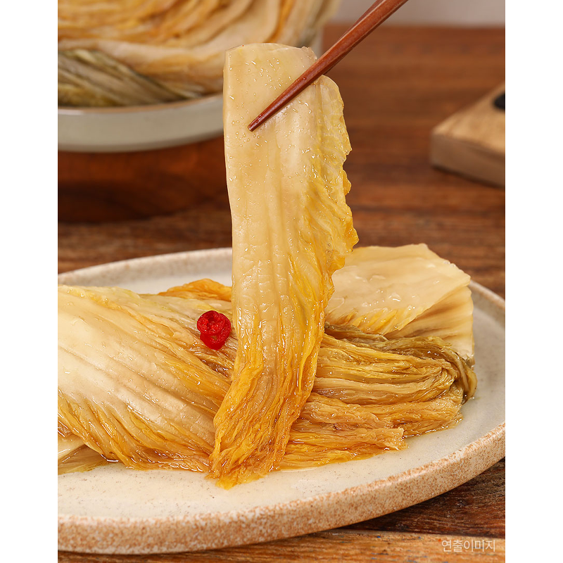 셰프애찬 저온 숙성 백 묵은지 백김치, 2kg, 1개 상품 이미지 7