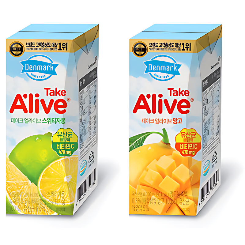 동원덴마크 테이크얼라이브, 스위티자몽 120ml 24개 + 블러드오렌지 120ml 24개, 48개 상품 이미지 5