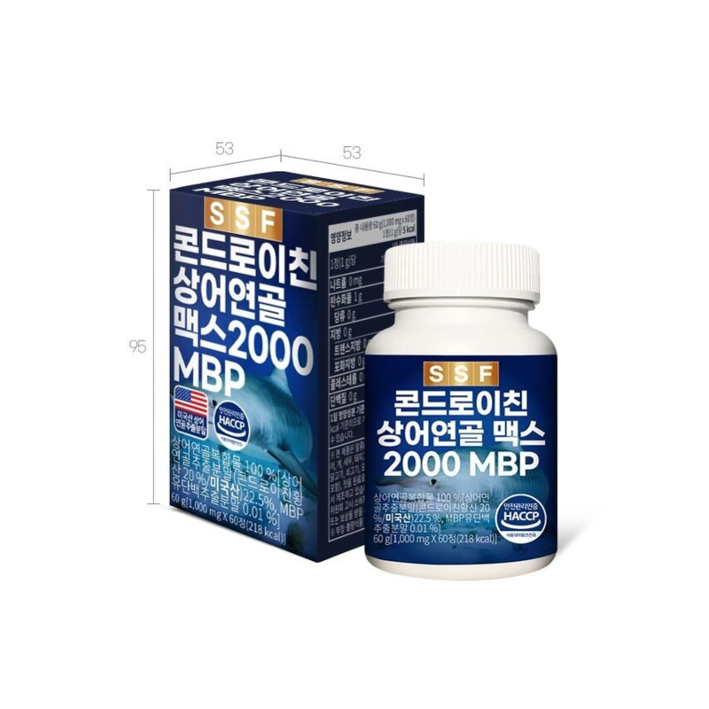 순수식품 콘드로이친 상어연골 맥스 2000 MBP, 60정, 6개 상품 이미지 4