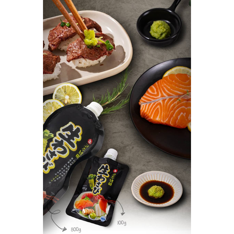 오케이식품 생와사비 고추냉이 가정용, 100g, 1팩 상품 이미지 2