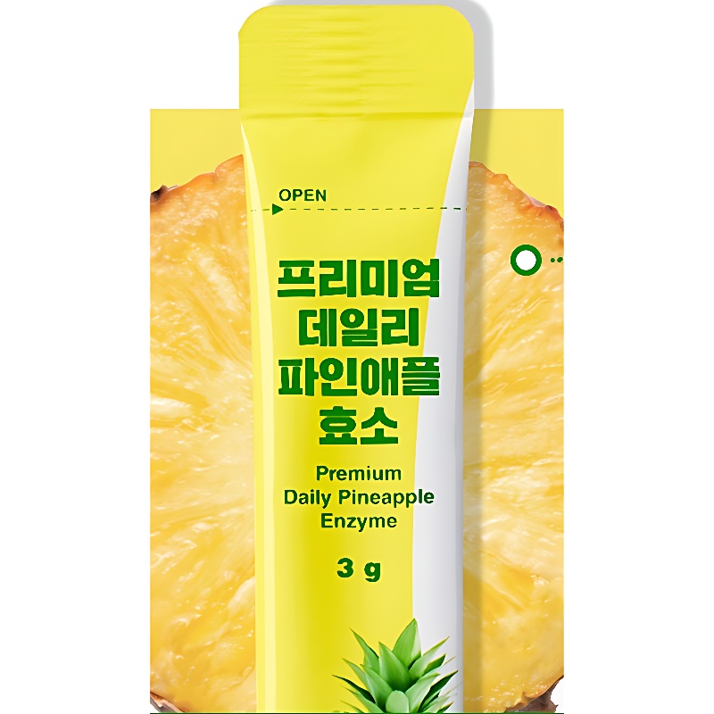 나우그린 프리미엄 데일리 파인애플효소, 3g, 30포, 3개 상품 이미지 2