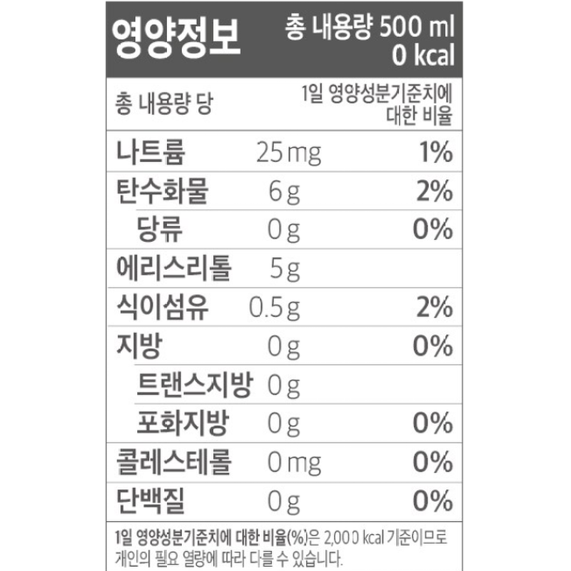 GC녹십자웰빙 알파CD 스파클링 제로, 레몬맛, 500ml, 24개 상품 이미지 6