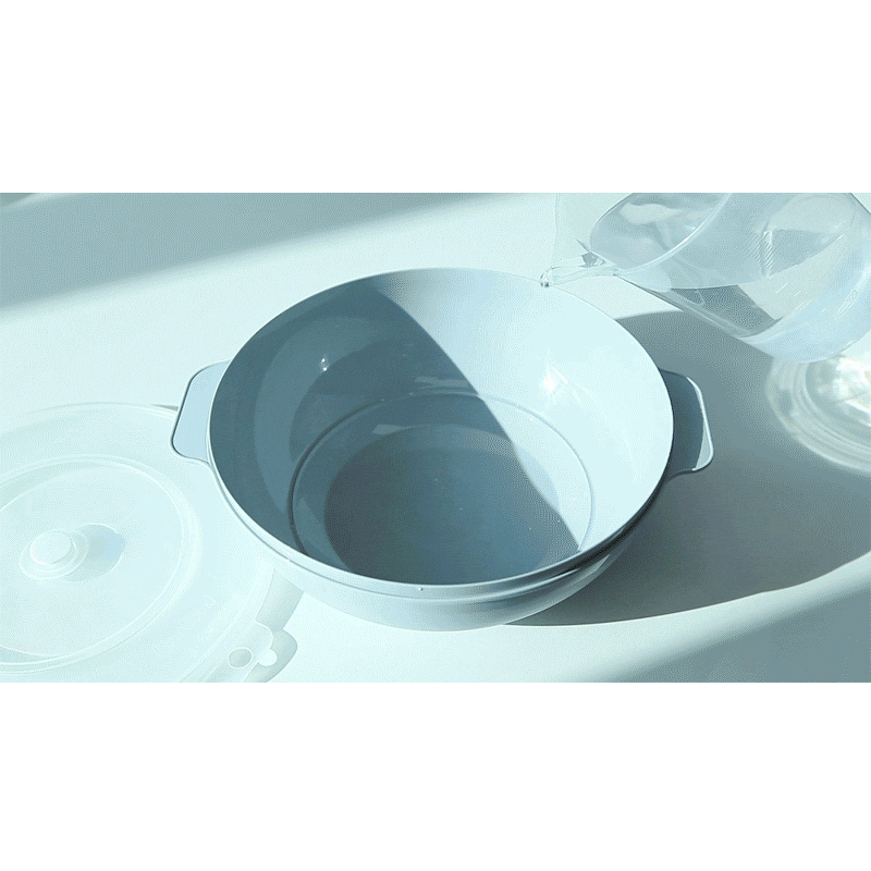 가쯔 쿡스 전자레인지 찜기 라면용기 특대, 인디핑크, 1L, 2개 상품 이미지 2