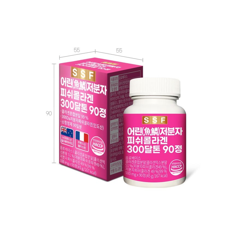 순수식품 어린저분자 피쉬 콜라겐 300달톤, 500mg, 90정, 2박스 상품 이미지 6