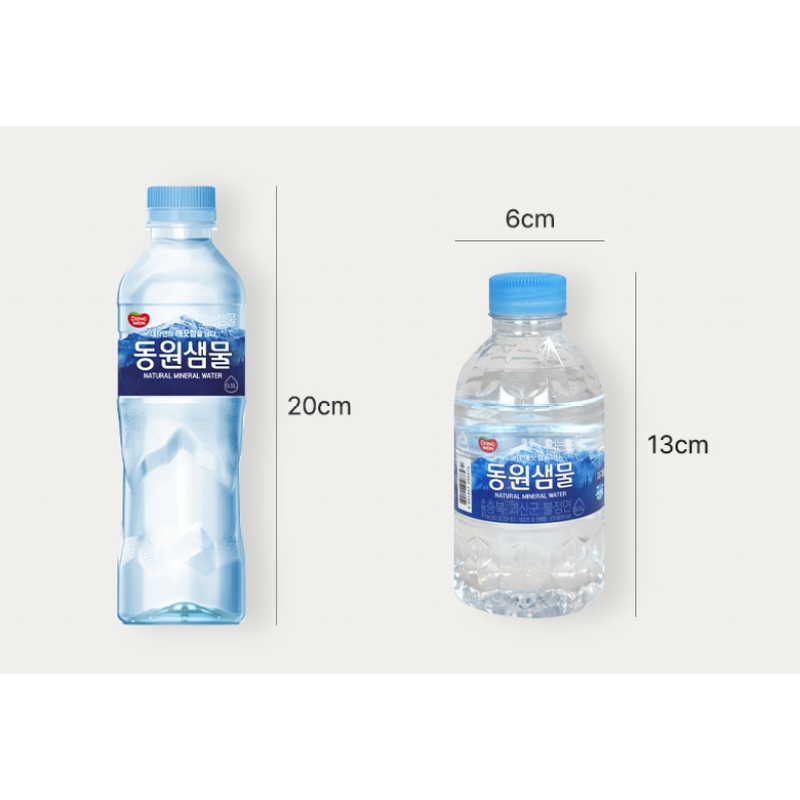 동원 샘물 무라벨, 300ml, 60개 상품 이미지 8