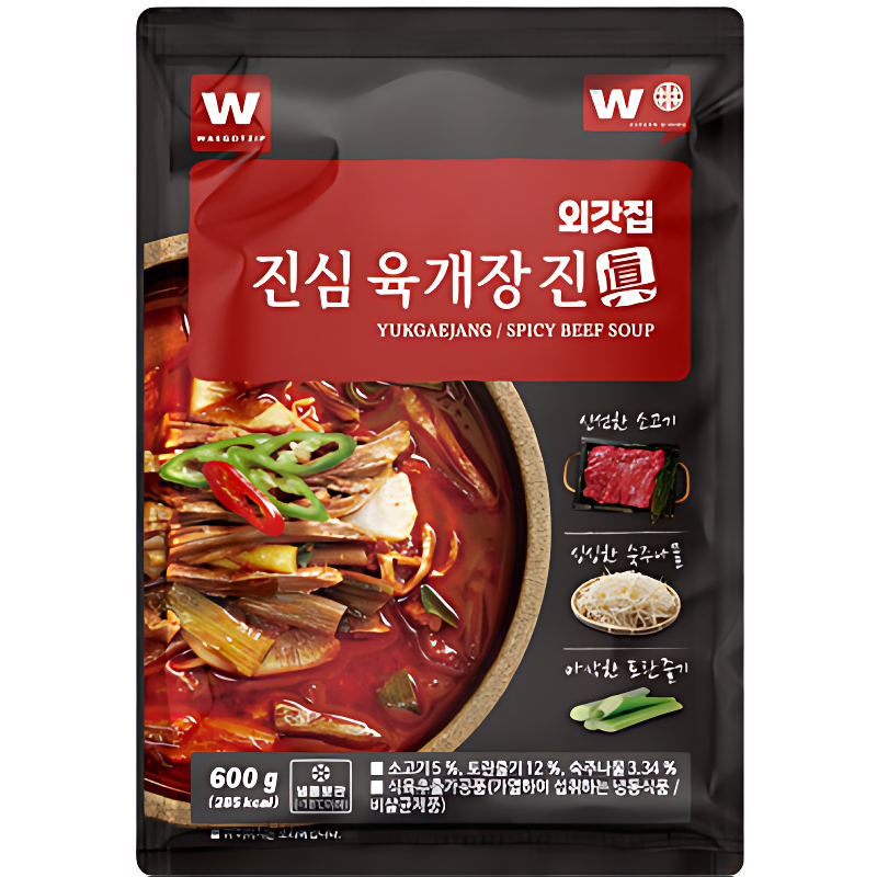 외갓집 진심 육개장 진, 600g, 3개 상세 이미지 3
