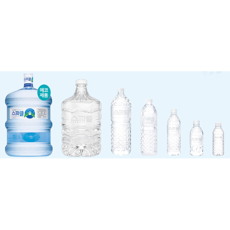 스파클 생수, 무라벨, 500ml, 80개 상품 이미지 2