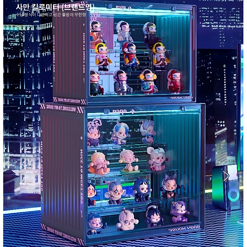 피규어 장식장, 투명, 1개 상품 이미지 5