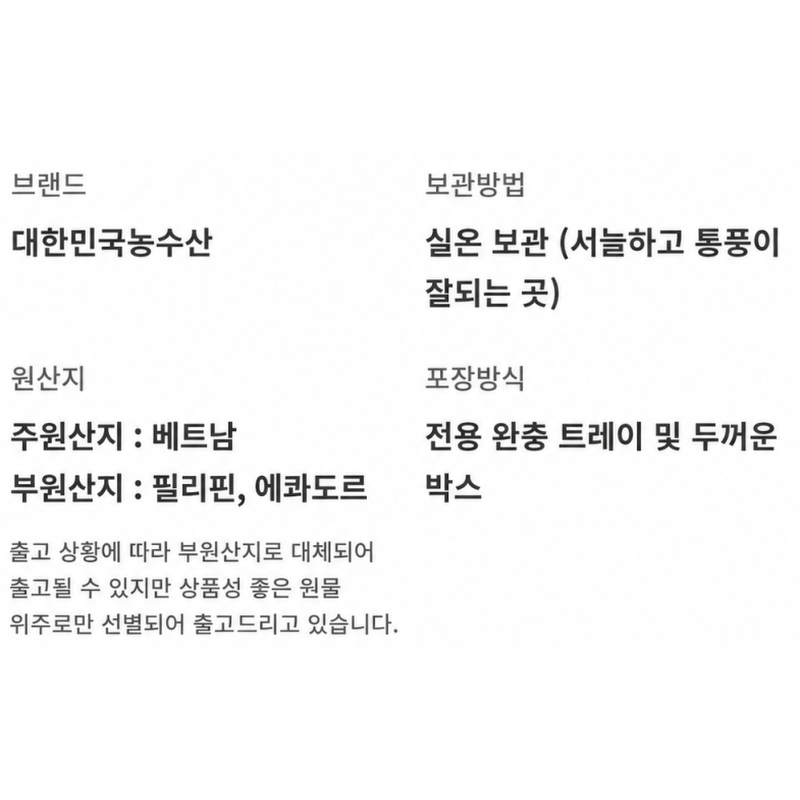 설탕바나나, 3kg, 1박스 상품 이미지 1